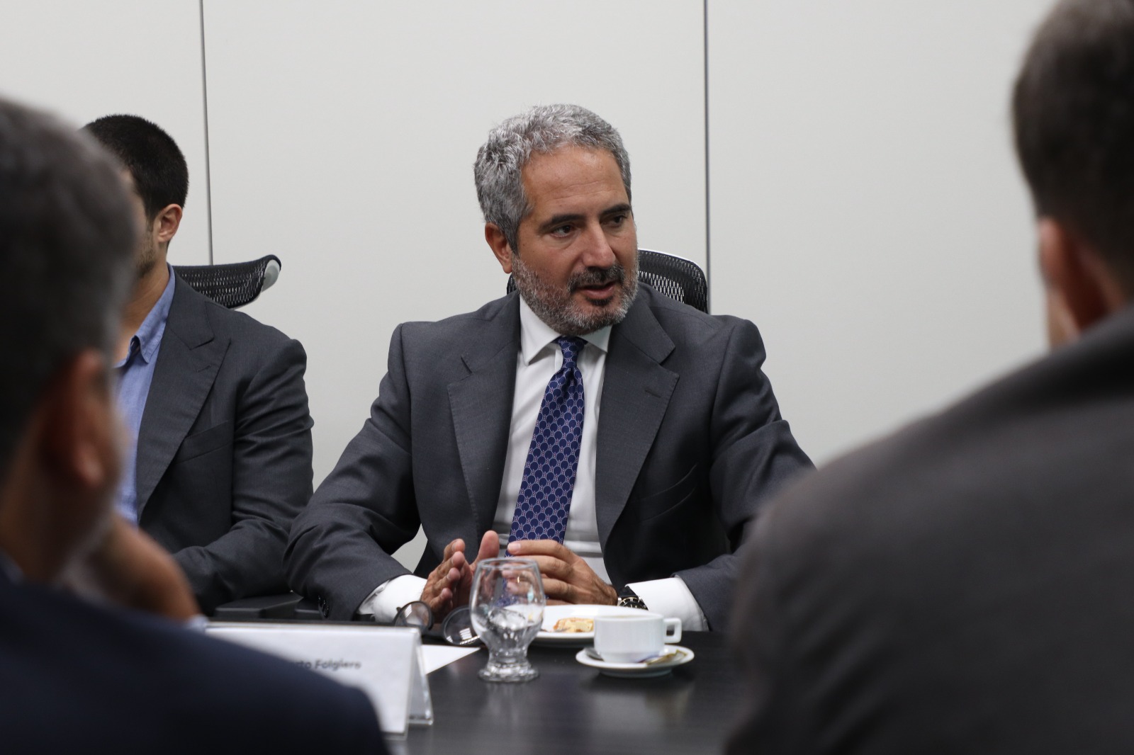 CEO e diretor geral do grupo Fincantieri Pierroberto Folgiero em Suape
